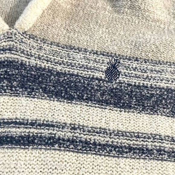 LIRA Baja Pina Striped‎ Hooded Poncho Sweater Size XL - Picture 5 of 11